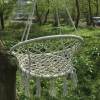 Tree tassel kids swing hammock pod chair white for Indoor and Outdoor