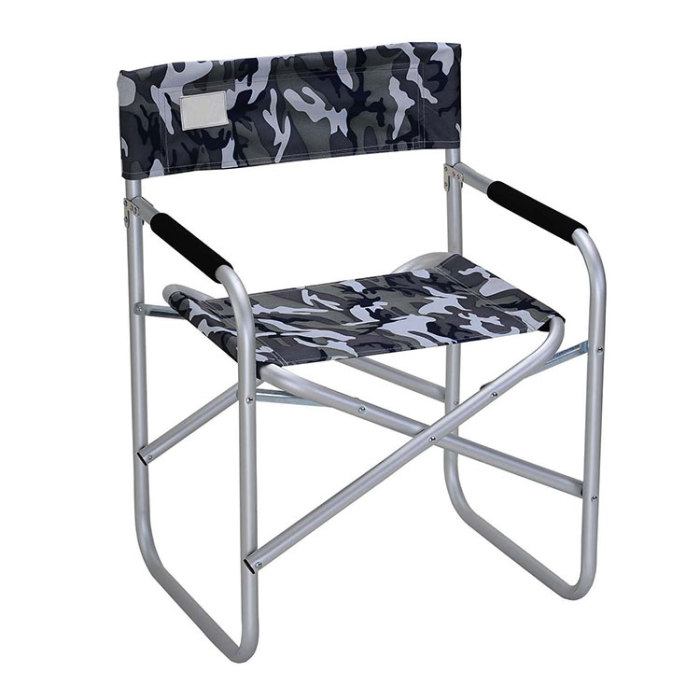Outdoor Steel Leisure Beach Garden Folding Diretor Chair-Cloudyoutdoor