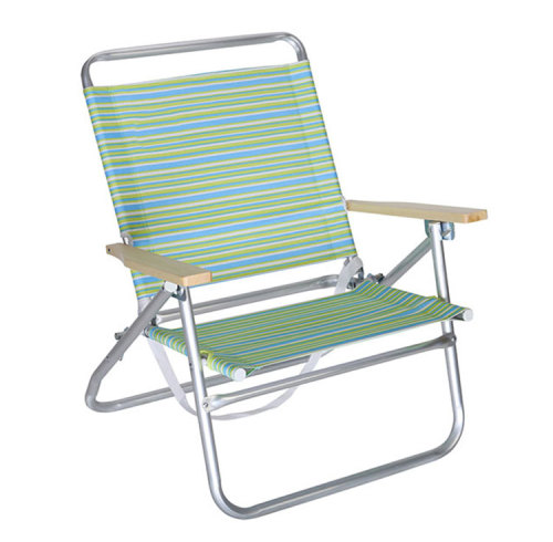 Portable Cheap Stripe Folding Camping Lounge Beach Chair-Cloudyoutdoor