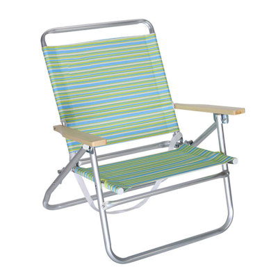 Portable Cheap Stripe Folding Camping Lounge Beach Chair-Cloudyoutdoor