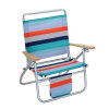 Portable Cheap Stripe Folding Camping Lounge Beach Chair-Cloudyoutdoor