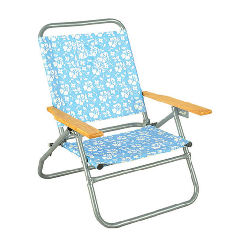 Small Solid Sun Folding Beach Chair with PE Coated-Cloudyoutdoor