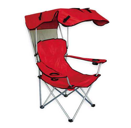 Custom Portable Folding Picnic Chair with Canopy for Camping Beach-Cloudyoudoor