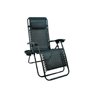 Folding Zero Gravity Recliner Chair Sun Lounge Chair with Footrest-Cloudyoutdoor