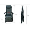 Folding Zero Gravity Recliner Chair Sun Lounge Chair with Footrest-Cloudyoutdoor