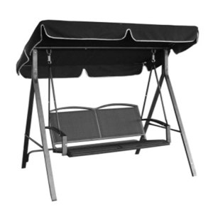 Modern Outdoor Patio Double Seats Hammock Swing Chair with Canopy-Cloudyoutdoor