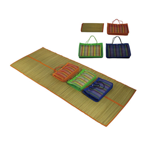 Straw Floor Chair Mat Comfortable Cushion for Beach -Cloudyoutdoor