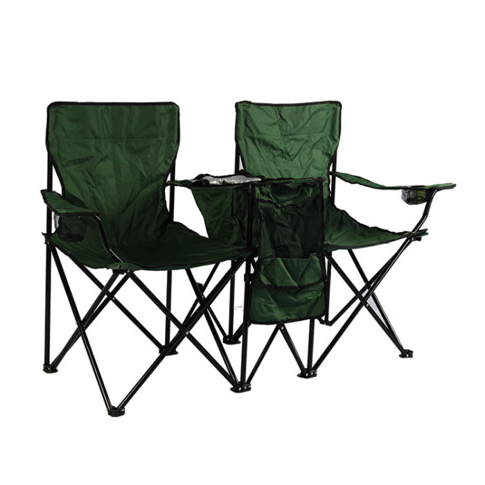 Lightweight Camping Chair with Cooler Bag for Two-Cloudyoutdoor