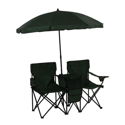 Lightweight Camping Chair with Cooler Bag for Two-Cloudyoutdoor