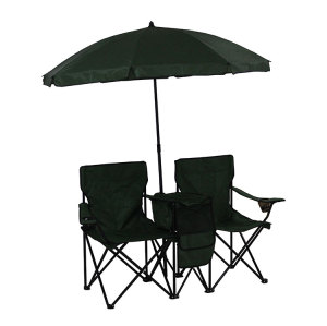 Lightweight Camping Chair with Cooler Bag for Two-Cloudyoutdoor