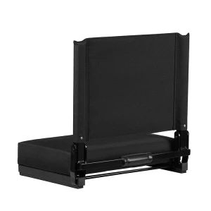 Folding Stadium Bleacher Seat Chairs with Hook-Cloudyoutdoor