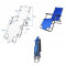 Folding Bed Reclining Lounge Patio Chair for Camping, Swimming Pool,Home-Cloudyoutdoor