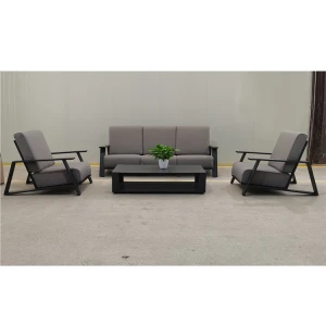 Cheap metal garden outdoor coffee table and chair set for sale