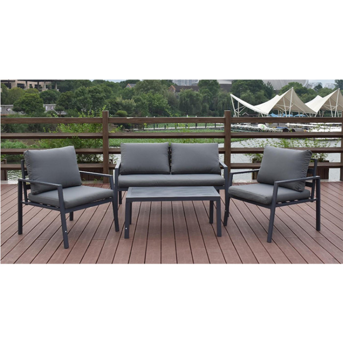 3 pcs patio furniture outdoor garden table and chair set
