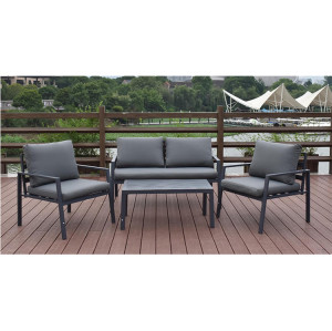 3 pcs patio furniture outdoor garden table and chair set