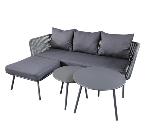 Cloudyoutdoor brands padded cushion patio furniture dining set sofa and table