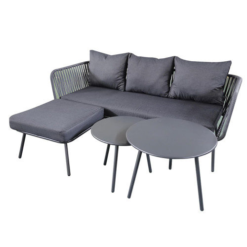 Cloudyoutdoor brands padded cushion patio furniture dining set sofa and table