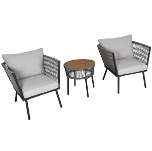 New design custom metal furniture for outdoor chairs with table