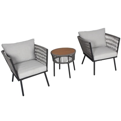 New design custom metal furniture for outdoor chairs with table