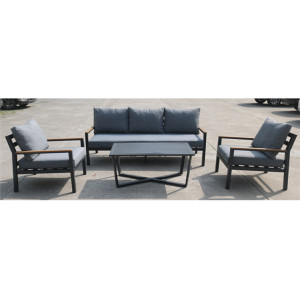 Aluminum sofa set garden furniture garden dining table and chair set