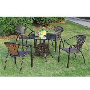 Outdoor furniture sets waterproof table chair for garden park