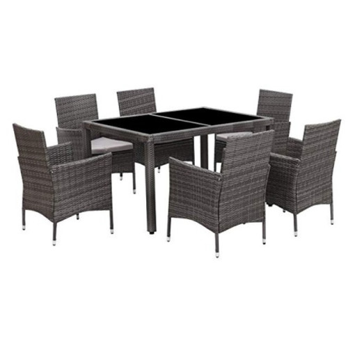 Cheap rattan outdoor furniture set garden chair and table for patio