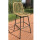 Outdoor high metal chairs for coffee shop events