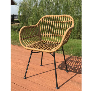 Outdoor high metal chairs for coffee shop events