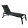 Outdoor pool side extra wide day bed sun lounger with backrest