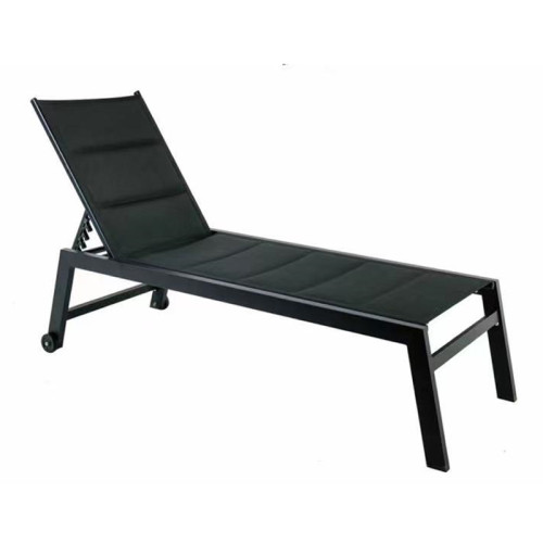 Outdoor day bed pool side aluminium sun lounger set