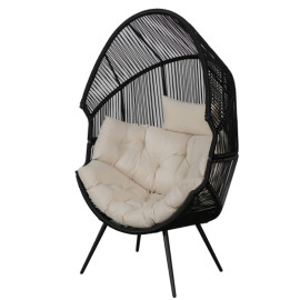 Outdoor egg furniture hanging swing chair with stand