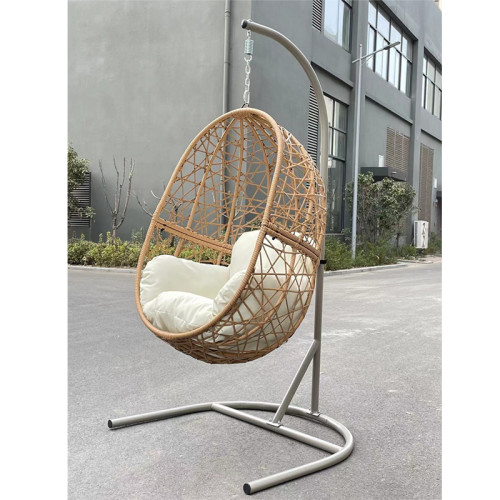 Metal furniture living room indoor folding swing chair for adults
