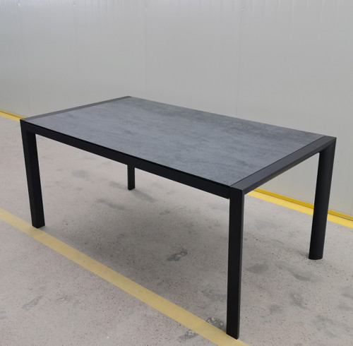 Modern furniture outdoor patio dining glass table
