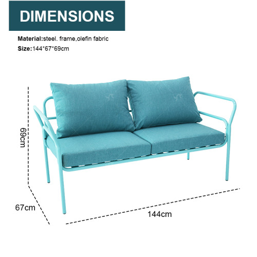 New Modern Design Garden Furniture Outdoor Sofa Outdoor Garden Furniture Luxury  Sofa Set 4 Pieces