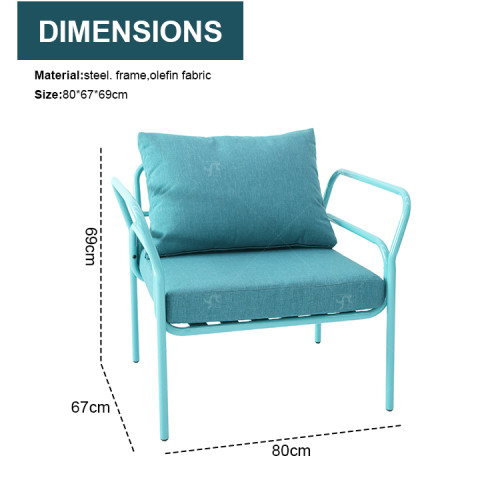 New Modern Design Garden Furniture Outdoor Sofa Outdoor Garden Furniture Luxury  Sofa Set 4 Pieces