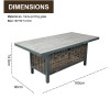 Outdoor Modern Hot Selling Good Quality Polyrattan Garden Furniture Rattan Dining Set of 7