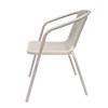 Outdoor Garden Steel Frame Stacking Patio  Plastic Chairsteel  ForPicnic Restaurante Plastic Chai WithPP Seat and Back