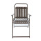 Modern Outdoor Furniture  Garden Folding Chairs Durable Steel Pipe Plastic Chairs Restaurant Café