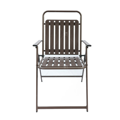 Modern Outdoor Furniture  Garden Folding Chairs Durable Steel Pipe Plastic Chairs Restaurant Café