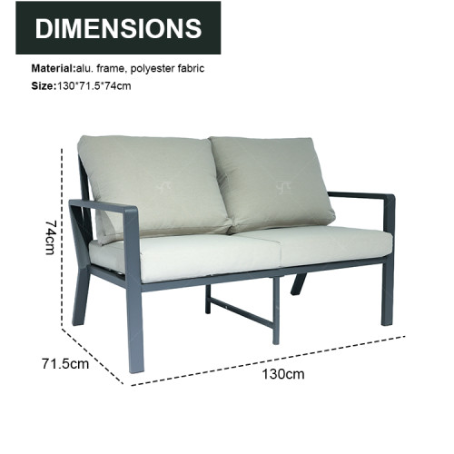New Modern Design Garden Furniture Outdoor Sofa Outdoor Garden Furniture Luxury  Sofa Set 4 Pieces