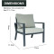 New Modern Design Garden Furniture Outdoor Sofa Outdoor Garden Furniture Luxury  Sofa Set 4 Pieces