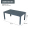 Aluminium New Modern Design Garden Furniture Outdoor Sofa Outdoor Garden Furniture Luxury Sofa Set 4 Pieces