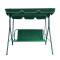 Outdoor Garden Outdoor Patio Swing Chair 3 Seater Metal  Hammock Canopy Garden Swing Chair with Cushion