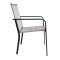 Hot Sale Outdoor Furniture 2x1 Teslin Modern Comfort Flex Metal Patio Chair with Arm Popular Outdoor Garden Chair