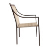 The Outdoor Garden Terrace Is Stackable and 2x1 Teslin Mesh Fabric Dining Chairs Are Designed in a Durable