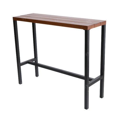 Steel Narrow Spaces Metal Frame Metal Leg Restaurant bar Table Coffee TableHigh Desk Computer Table