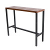 Steel Narrow Spaces Metal Frame Metal Leg Restaurant bar Table Coffee TableHigh Desk Computer Table