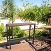 Steel Narrow Spaces Metal Frame Metal Leg Restaurant bar Table Coffee TableHigh Desk Computer Table