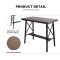 Modern Steel Narrow Spaces Metal Frame Metal Leg Restaurant bar Table Coffee Table High Desk Computer Table