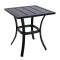 Outdoor Furniture Patio Garden Furniture Dining Table Square Backyard Bistro Table for Deck Backyard Lawn Garden